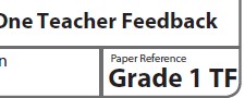 Teacher feedback to give students more practice at the mainly one mark questions